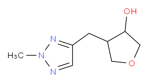 4-[(2-methyl-2H-1,2,3-triazol-4-yl)methyl]oxolan-3-ol