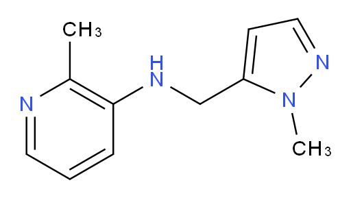 2-methyl-N-[(1-methyl-1H-pyrazol-5-yl)methyl]pyridin-3-amine