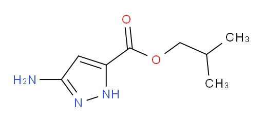 2-methylpropyl 3-amino-1H-pyrazole-5-carboxylate