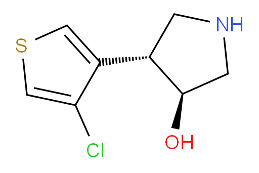 rac-(3R,4S)-4-(4-chlorothiophen-3-yl)pyrrolidin-3-ol