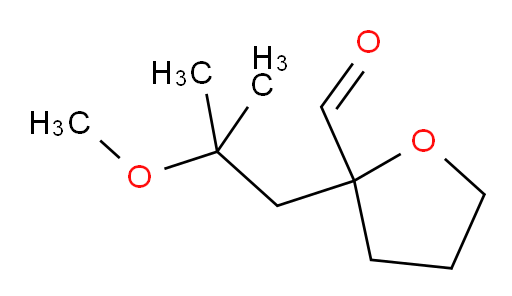 2-(2-methoxy-2-methylpropyl)oxolane-2-carbaldehyde