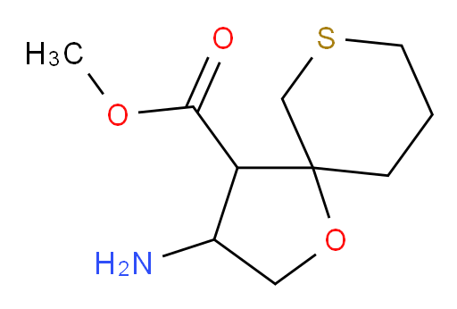 methyl 3-amino-1-oxa-7-thiaspiro[4.5]decane-4-carboxylate