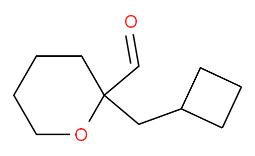 2-(cyclobutylmethyl)oxane-2-carbaldehyde