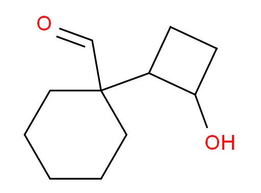 1-(2-hydroxycyclobutyl)cyclohexane-1-carbaldehyde