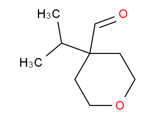 4-(propan-2-yl)oxane-4-carbaldehyde