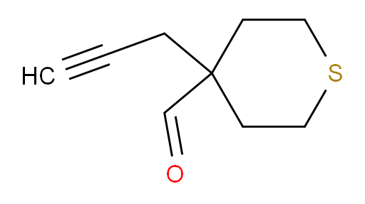 4-(prop-2-yn-1-yl)thiane-4-carbaldehyde