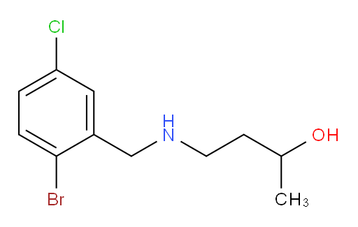 4-{[(2-bromo-5-chlorophenyl)methyl]amino}butan-2-ol