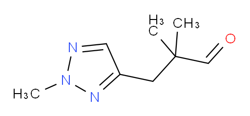 2,2-dimethyl-3-(2-methyl-2H-1,2,3-triazol-4-yl)propanal