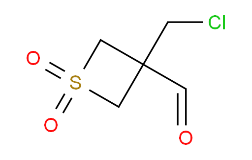 3-(chloromethyl)-1,1-dioxo-1lambda6-thietane-3-carbaldehyde