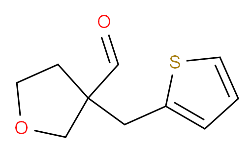 3-[(thiophen-2-yl)methyl]oxolane-3-carbaldehyde