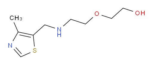 2-(2-{[(4-methyl-1,3-thiazol-5-yl)methyl]amino}ethoxy)ethan-1-ol