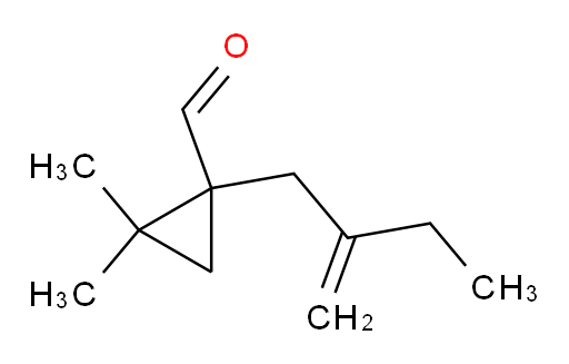2,2-dimethyl-1-(2-methylidenebutyl)cyclopropane-1-carbaldehyde