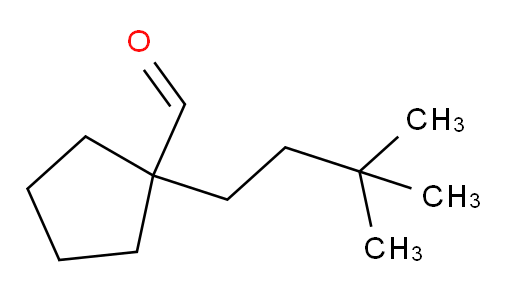 1-(3,3-dimethylbutyl)cyclopentane-1-carbaldehyde