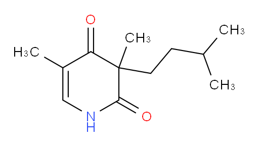 3,5-dimethyl-3-(3-methylbutyl)-1,2,3,4-tetrahydropyridine-2,4-dione