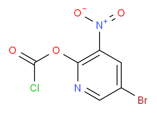 5-bromo-3-nitropyridin-2-yl chloroformate