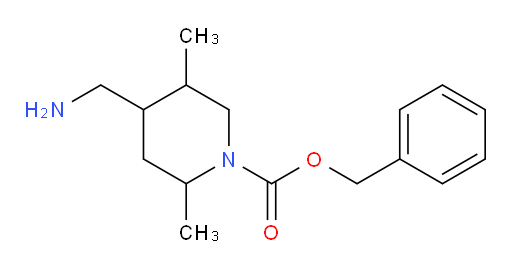 benzyl 4-(aminomethyl)-2,5-dimethylpiperidine-1-carboxylate