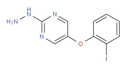 2-hydrazinyl-5-(2-iodophenoxy)pyrimidine