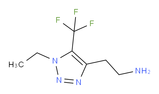 2-[1-ethyl-5-(trifluoromethyl)-1H-1,2,3-triazol-4-yl]ethan-1-amine
