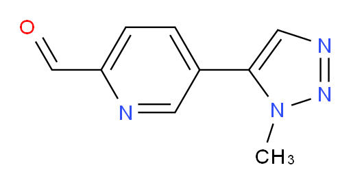 5-(1-methyl-1H-1,2,3-triazol-5-yl)pyridine-2-carbaldehyde