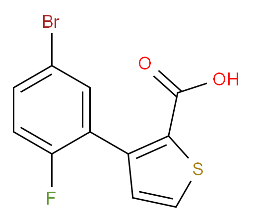 3-(5-bromo-2-fluorophenyl)thiophene-2-carboxylic acid