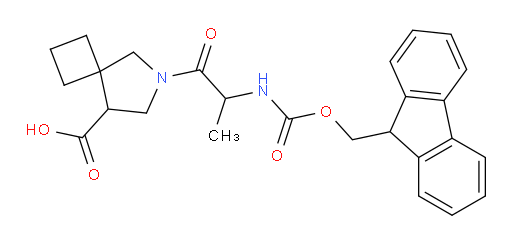 6-[2-({[(9H-fluoren-9-yl)methoxy]carbonyl}amino)propanoyl]-6-azaspiro[3.4]octane-8-carboxylic acid