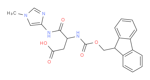 3-({[(9H-fluoren-9-yl)methoxy]carbonyl}amino)-3-[(1-methyl-1H-imidazol-4-yl)carbamoyl]propanoic acid