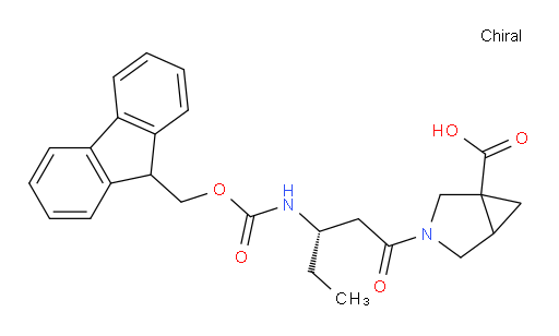 3-[(3S)-3-({[(9H-fluoren-9-yl)methoxy]carbonyl}amino)pentanoyl]-3-azabicyclo[3.1.0]hexane-1-carboxylic acid