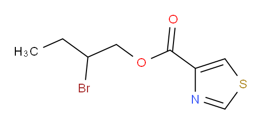 2-bromobutyl 1,3-thiazole-4-carboxylate