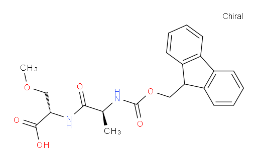(2S)-2-[(2S)-2-({[(9H-fluoren-9-yl)methoxy]carbonyl}amino)propanamido]-3-methoxypropanoic acid