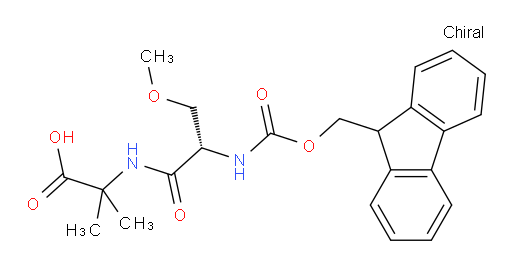 2-[(2S)-2-({[(9H-fluoren-9-yl)methoxy]carbonyl}amino)-3-methoxypropanamido]-2-methylpropanoic acid