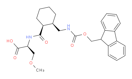 (2S)-2-{[(1RS,2SR)-2-[({[(9H-fluoren-9-yl)methoxy]carbonyl}amino)methyl]cyclohexyl]formamido}-3-methoxypropanoic acid