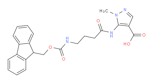 5-[4-({[(9H-fluoren-9-yl)methoxy]carbonyl}amino)butanamido]-1-methyl-1H-pyrazole-4-carboxylic acid