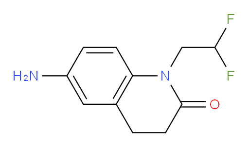6-amino-1-(2,2-difluoroethyl)-1,2,3,4-tetrahydroquinolin-2-one