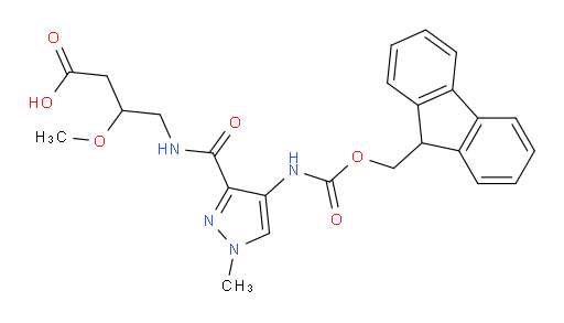4-{[4-({[(9H-fluoren-9-yl)methoxy]carbonyl}amino)-1-methyl-1H-pyrazol-3-yl]formamido}-3-methoxybutanoic acid