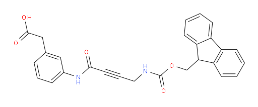 2-{3-[4-({[(9H-fluoren-9-yl)methoxy]carbonyl}amino)but-2-ynamido]phenyl}acetic acid
