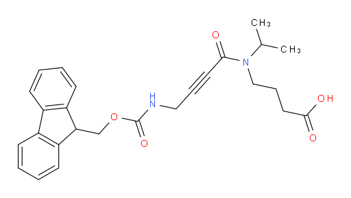 4-[4-({[(9H-fluoren-9-yl)methoxy]carbonyl}amino)-N-(propan-2-yl)but-2-ynamido]butanoic acid