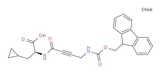 (2S)-3-cyclopropyl-2-[4-({[(9H-fluoren-9-yl)methoxy]carbonyl}amino)but-2-ynamido]propanoic acid