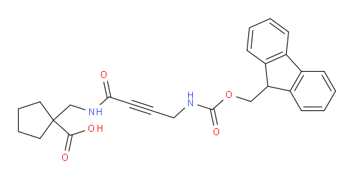 1-{[4-({[(9H-fluoren-9-yl)methoxy]carbonyl}amino)but-2-ynamido]methyl}cyclopentane-1-carboxylic acid
