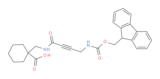 1-{[4-({[(9H-fluoren-9-yl)methoxy]carbonyl}amino)but-2-ynamido]methyl}cyclohexane-1-carboxylic acid