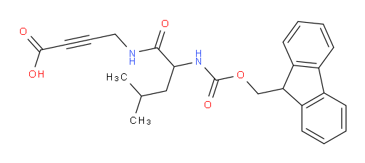 4-[2-({[(9H-fluoren-9-yl)methoxy]carbonyl}amino)-4-methylpentanamido]but-2-ynoic acid