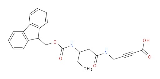 4-[3-({[(9H-fluoren-9-yl)methoxy]carbonyl}amino)pentanamido]but-2-ynoic acid