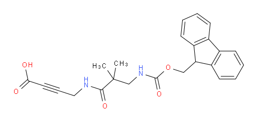 4-[3-({[(9H-fluoren-9-yl)methoxy]carbonyl}amino)-2,2-dimethylpropanamido]but-2-ynoic acid