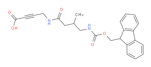 4-[4-({[(9H-fluoren-9-yl)methoxy]carbonyl}amino)-3-methylbutanamido]but-2-ynoic acid