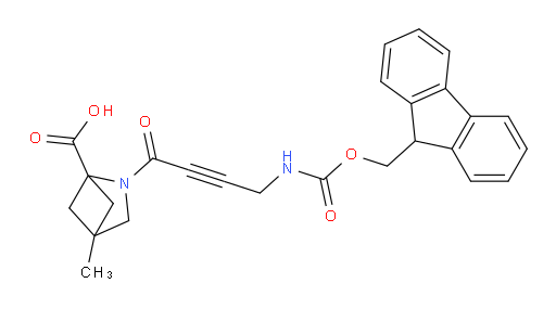 2-[4-({[(9H-fluoren-9-yl)methoxy]carbonyl}amino)but-2-ynoyl]-4-methyl-2-azabicyclo[2.1.1]hexane-1-carboxylic acid