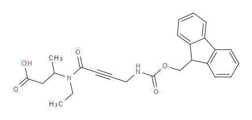 3-[N-ethyl-4-({[(9H-fluoren-9-yl)methoxy]carbonyl}amino)but-2-ynamido]butanoic acid