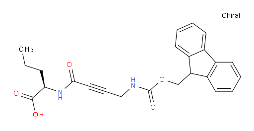 (2R)-2-[4-({[(9H-fluoren-9-yl)methoxy]carbonyl}amino)but-2-ynamido]pentanoic acid