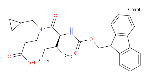 3-[(2S)-N-(cyclopropylmethyl)-2-({[(9H-fluoren-9-yl)methoxy]carbonyl}amino)-3-methylpentanamido]propanoic acid