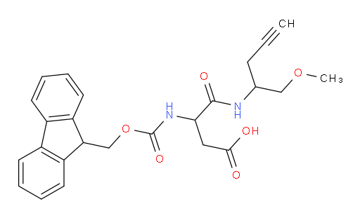3-({[(9H-fluoren-9-yl)methoxy]carbonyl}amino)-3-[(1-methoxypent-4-yn-2-yl)carbamoyl]propanoic acid