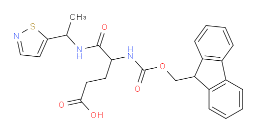 4-({[(9H-fluoren-9-yl)methoxy]carbonyl}amino)-4-{[1-(1,2-thiazol-5-yl)ethyl]carbamoyl}butanoic acid