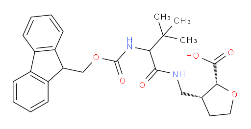 rac-(2R,3R)-3-{[2-({[(9H-fluoren-9-yl)methoxy]carbonyl}amino)-3,3-dimethylbutanamido]methyl}oxolane-2-carboxylic acid